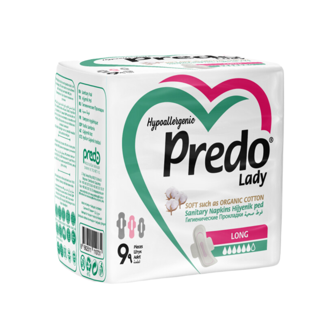 Прокладки гигиенические Predo Long 9шт