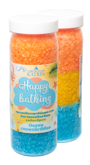 Соль для ванны Laboratory Katrin Happy Bathing океан спокойствия 700г.png