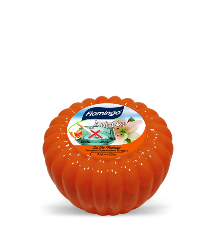 Освежитель воздуха Flamingo гелевый антитабак 150мл