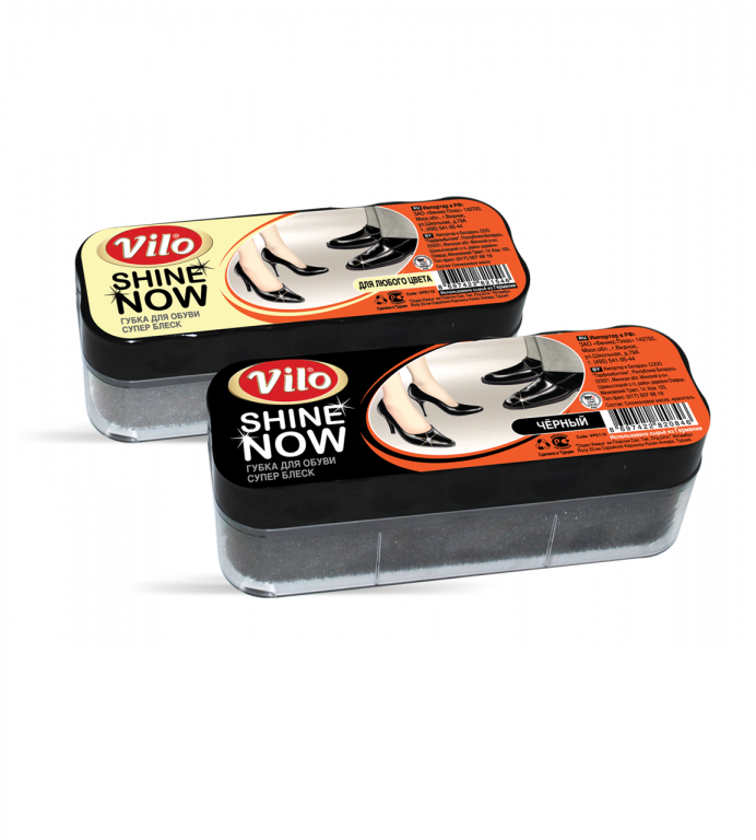 Губка для обуви Vilo бесцветная