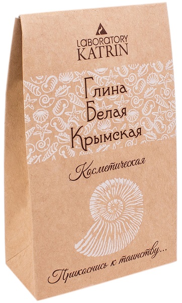 Глина Laboratory Katrin белая крымская 2х50г - купить в интернет-магазине косметики tut-beauty.by
