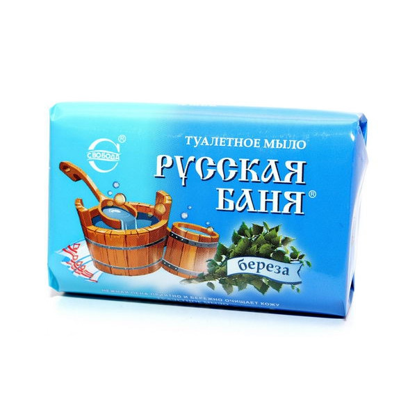 Мыло туалетное Свобода Русская Баня береза 100г