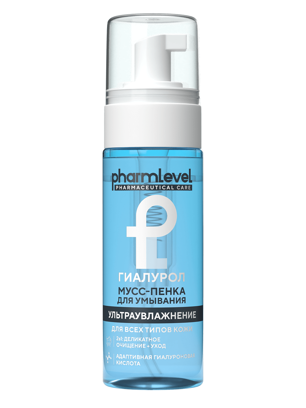 Мусс-пенка Pharmlevel ГИАЛУРОЛ для умывания 150мл - в интернет-магазине tut-beauty.by