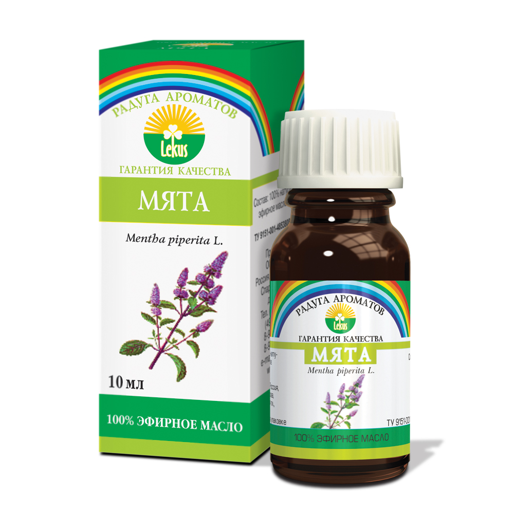 Эфирное масло Lekus мята 10мл - в интернет-магазине tut-beauty.by