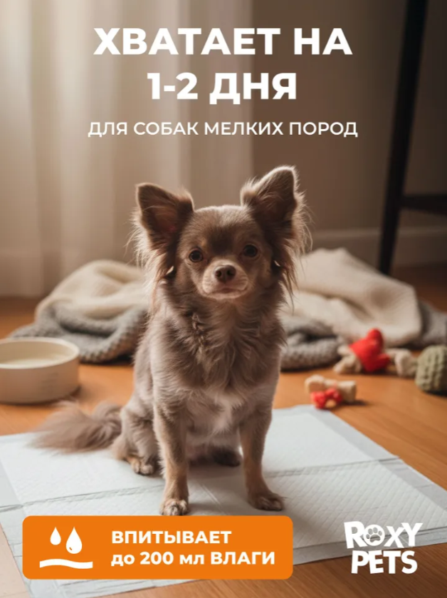 Пеленки для животных Roxy Pets 60х40см 30шт