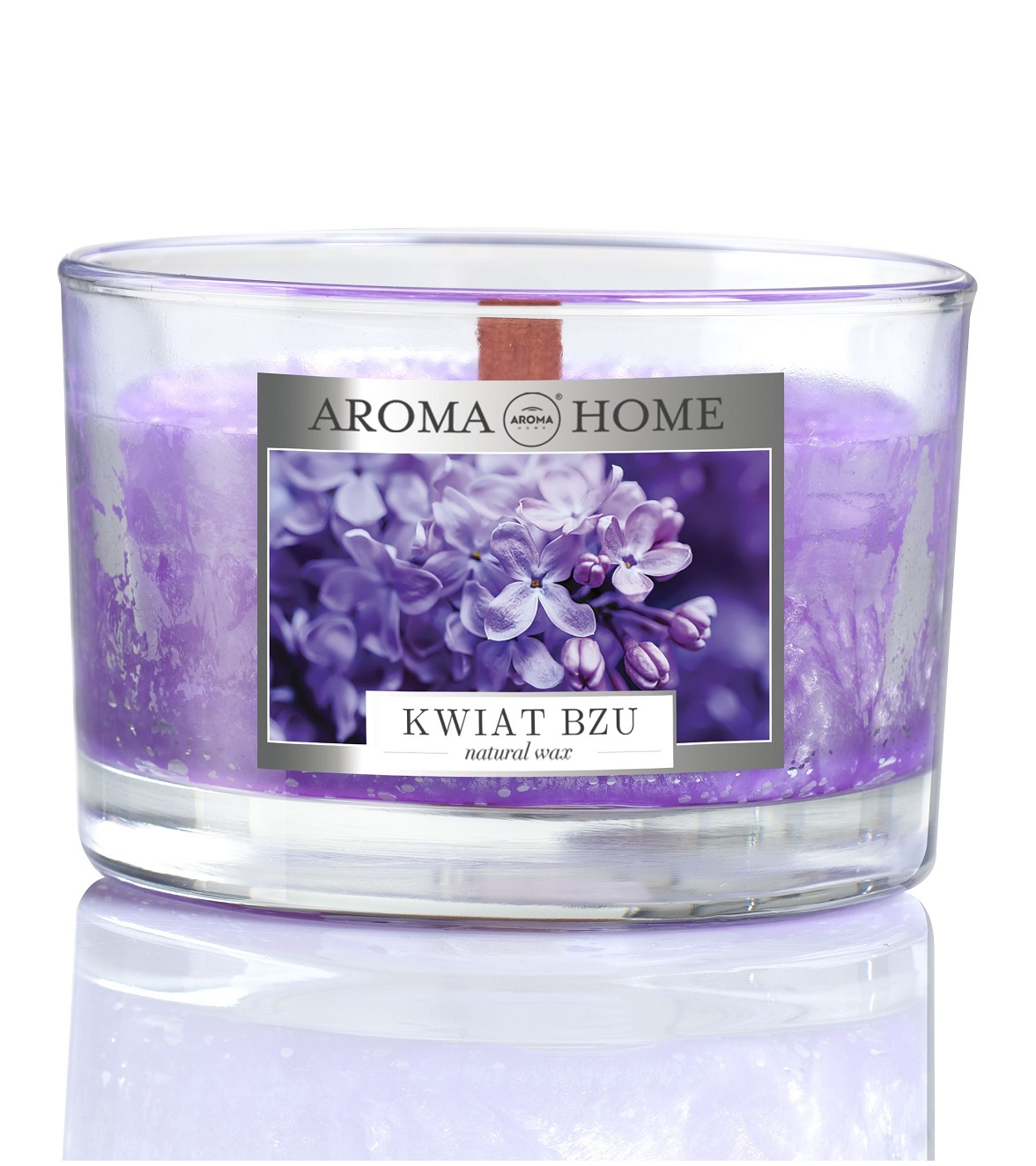 Ароматизированная свеча Aroma Home Lilac Flower цветок сирени 115г р - в интернет-магазине tut-beauty.by