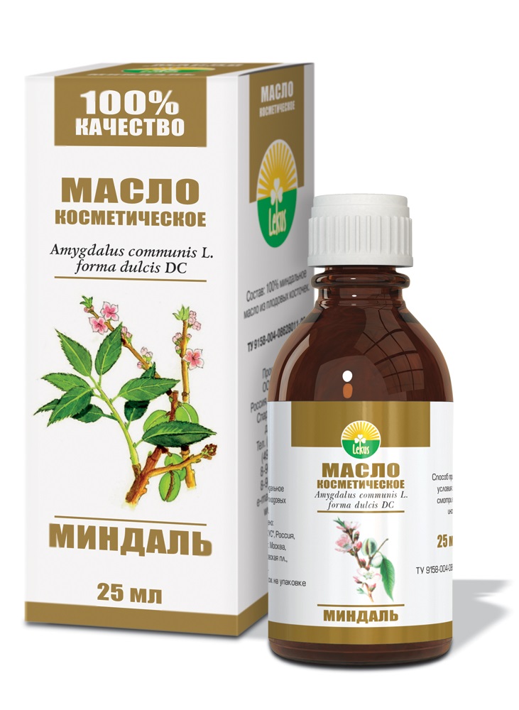 Косметическое масло Lekus миндаль 25мл - в интернет-магазине tut-beauty.by