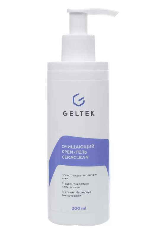 Крем-гель для лица Geltek Ceraclean очищающий 200мл - в интернет-магазине tut-beauty.by