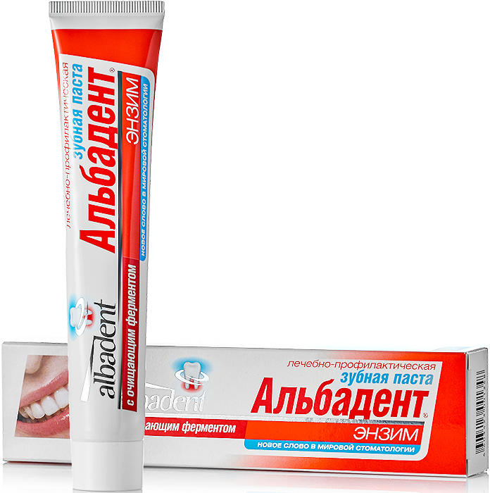 Зубная паста Альбадент Энзим профилактическая 105г - в интернет-магазине tut-beauty.by