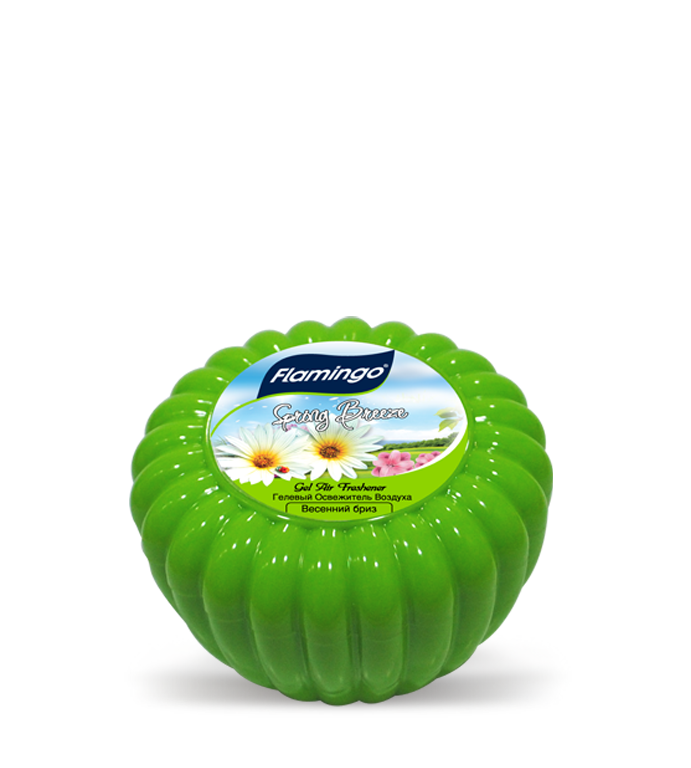 Освежитель воздуха Flamingo гелевый весенний бриз 150мл