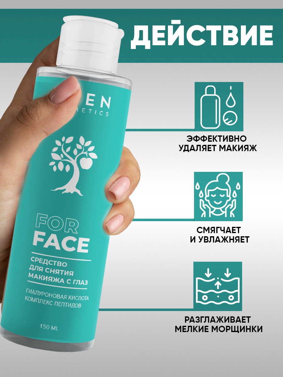 Средство для снятия макияжа с глаз Eden 150мл