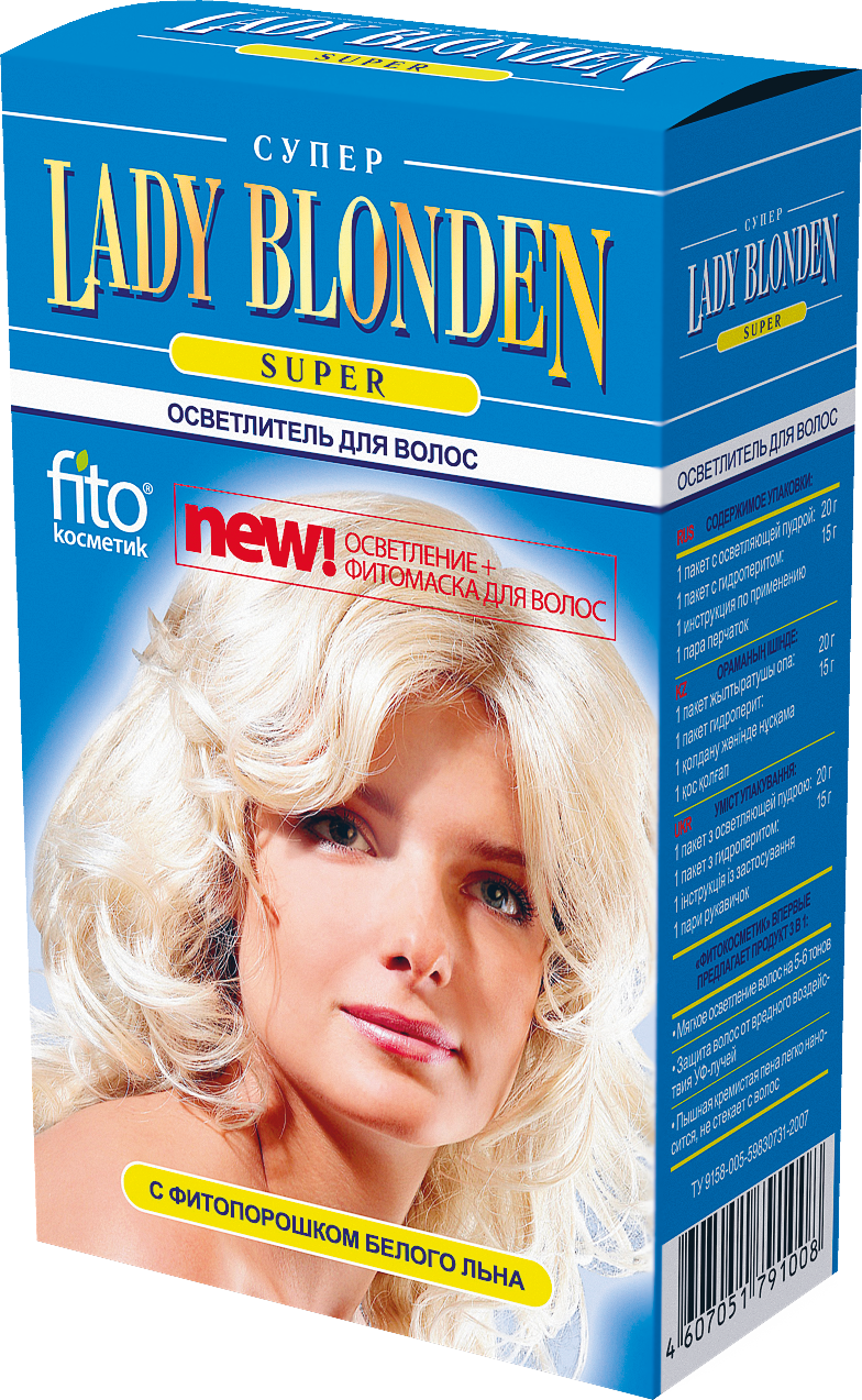 Осветлитель для волос Lady Blonden Super 35г - в интернет-магазине tut-beauty.by