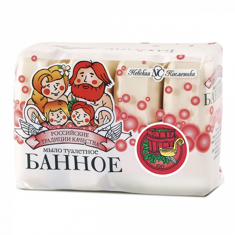 Мыло Невская Косметика банное 4х100г
