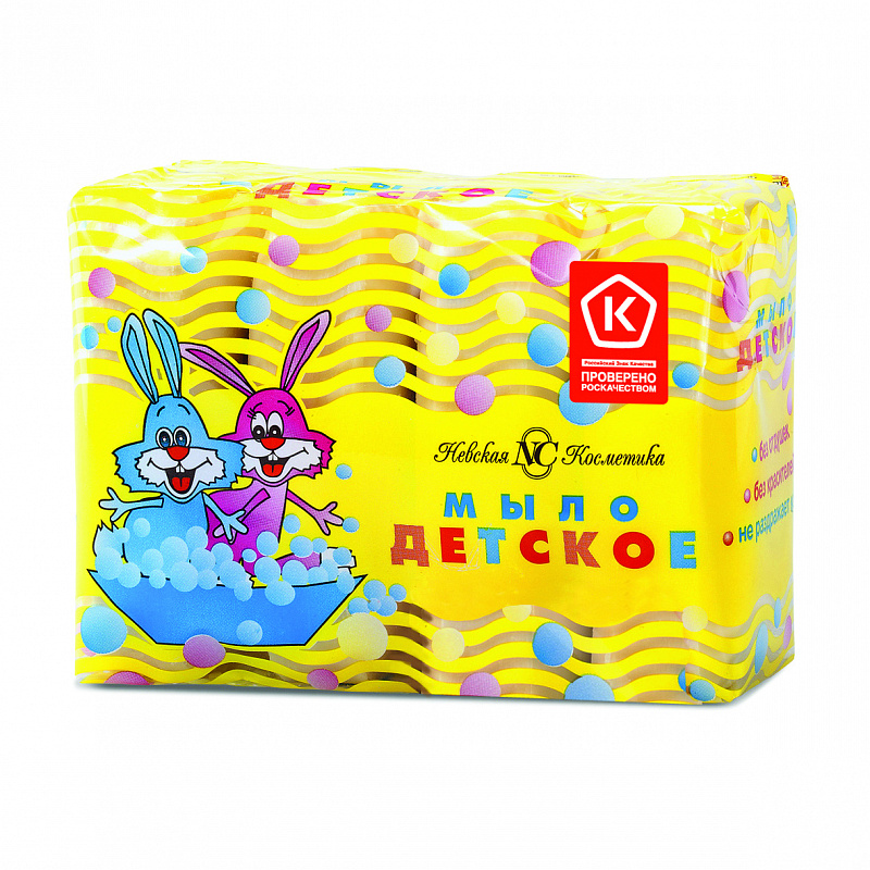 Мыло Невская Косметика туалетное детское 4х100г - купить в интернет-магазине tut-beauty.by.