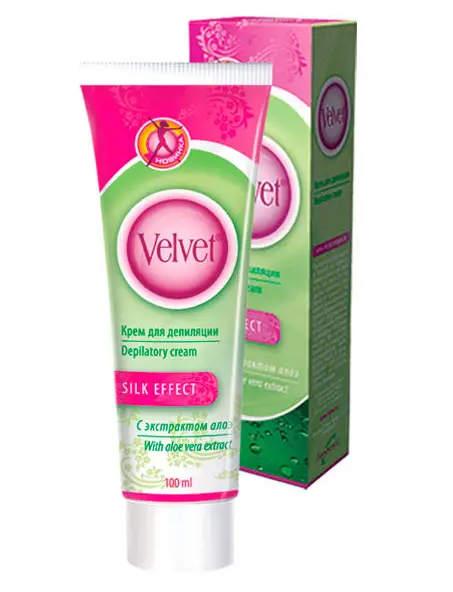 Крем для депиляции Velvet с экстрактом алоэ 100мл - в интернет-магазине tut-beauty.by
