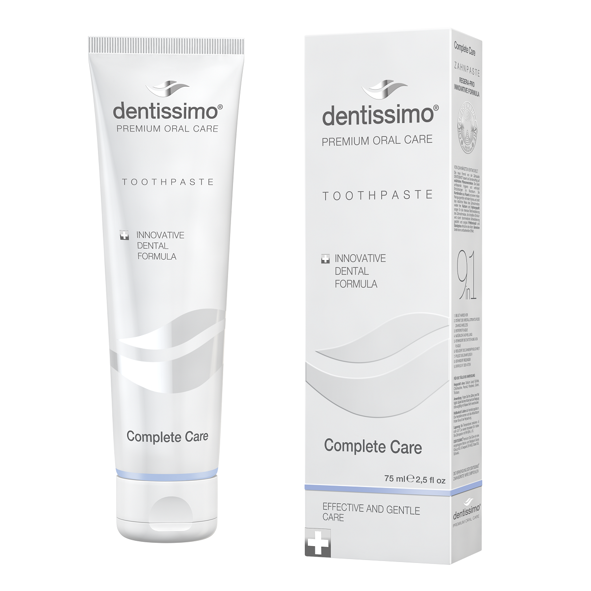 Зубная паста Dentissimo Complete Care Plus Toothpaste комплексная защита зубов и десен 75мл - купить в интернет-магазине tut-beauty.by.