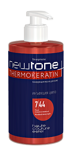 Маска для волос Estel Professional Newtone Haute Couture тон 7.44 русый медный интенсивный 435мл
