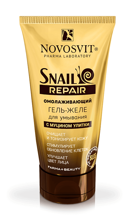 Гель для лица Novosvit омолаживающий с муцином улитки 150мл - в интернет-магазине tut-beauty.by