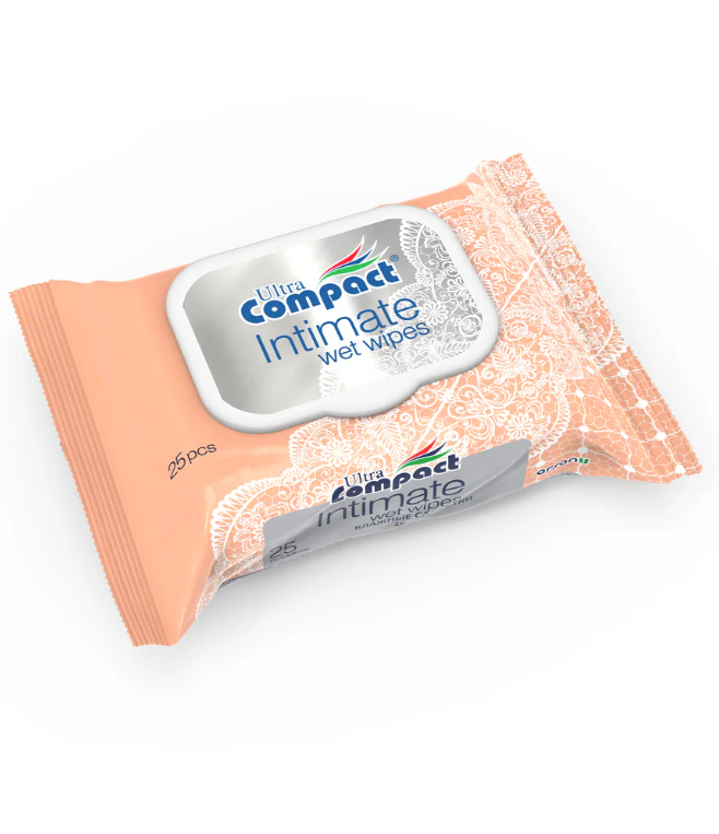 Салфетки влажные Ultra Compact для интимной гигиены 25шт - в интернет-магазине tut-beauty.by
