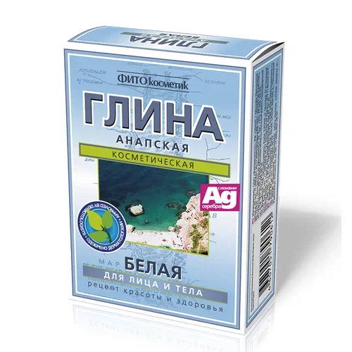 Глина Фитокосметик Анапская белая сухая 100гр - в интернет-магазине tut-beauty.by