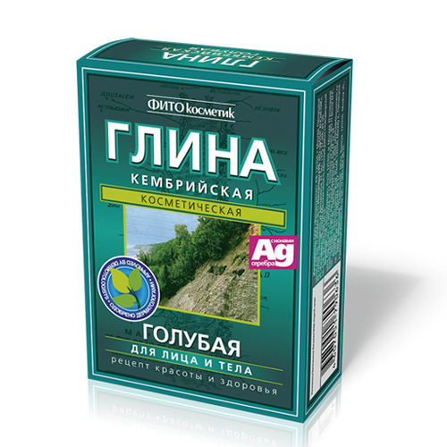 Глина Фитокосметик Кембрийская голубая сухая 100гр - в интернет-магазине tut-beauty.by
