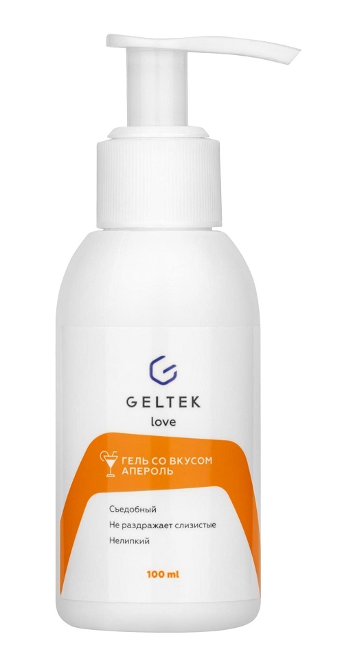 Лубрикант Geltek Love со вкусом апероль 100мл - в интернет-магазине tut-beauty.by