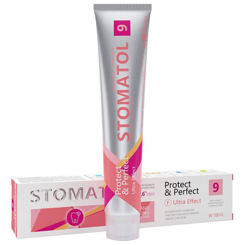 Зубная паста Stomatol 9 Ultra Effect Профилактическая 100гр р - в интернет-магазине tut-beauty.by