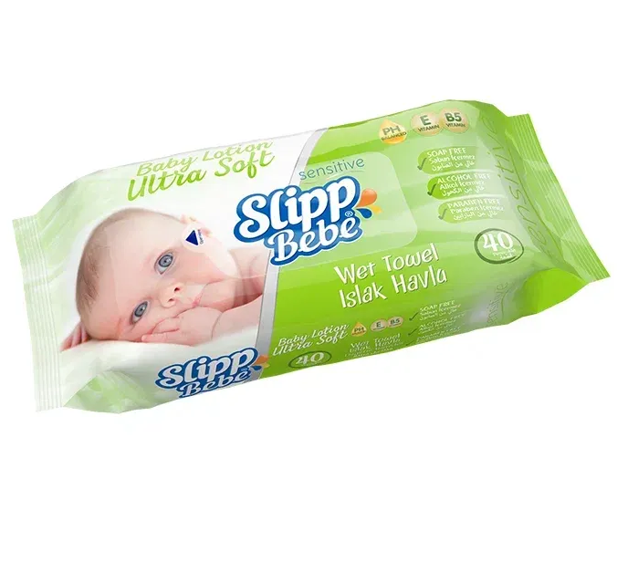 Салфетки детские влажные Slipp Bebe 40шт