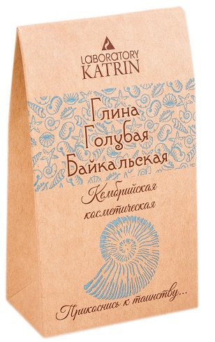 Глина Laboratory Katrin голубая байкальская 2х50г - купить в интернет-магазине косметики tut-beauty.by