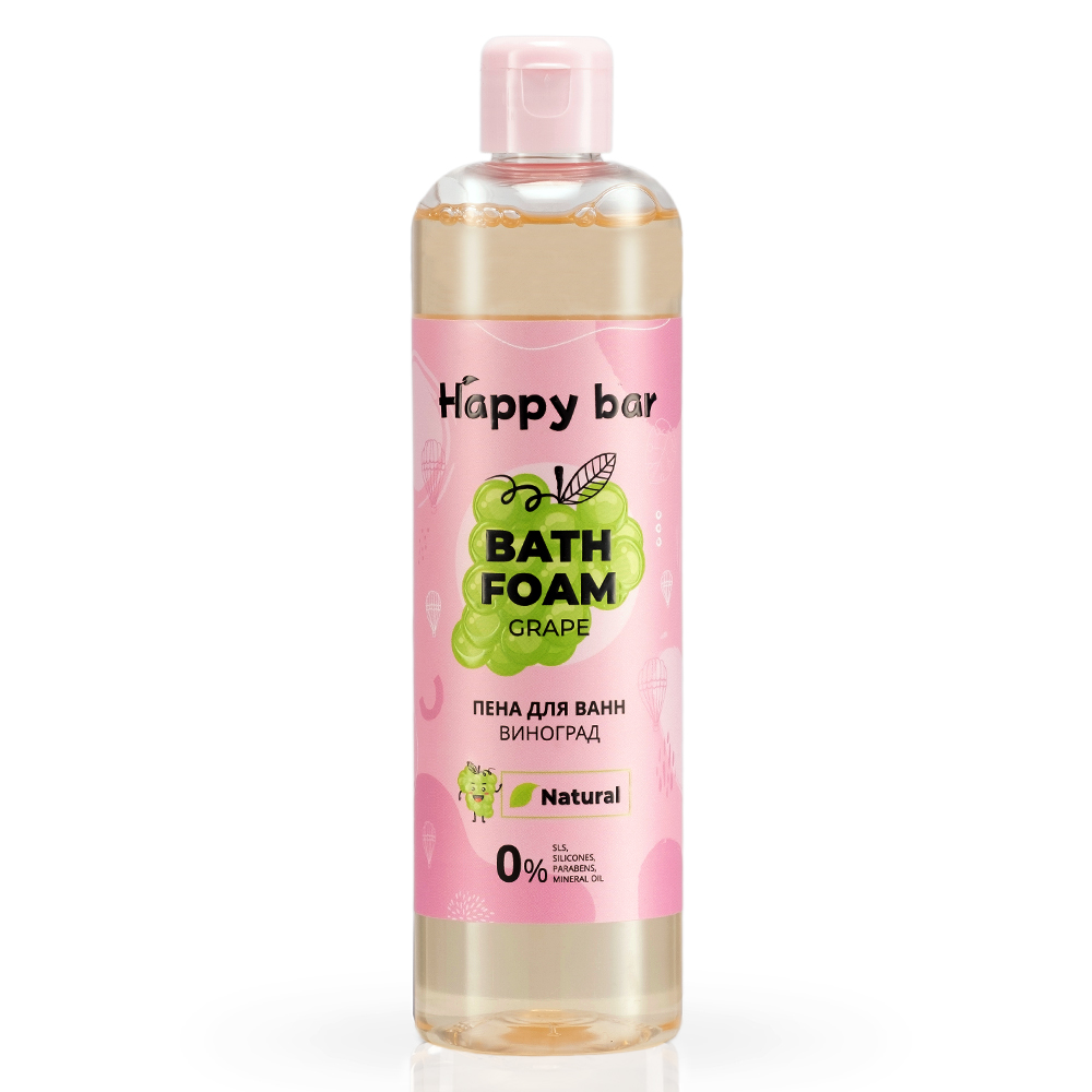 Пена для ванны Happy Bar Виноград 370мл - в интернет-магазине tut-beauty.by