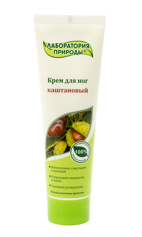 Крем для ног Аванта Лаборатория Природы каштановый 100мл
