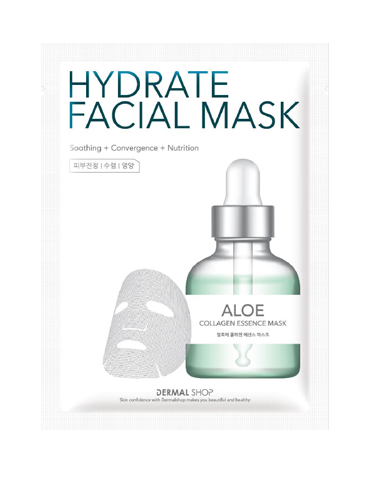 Маска для лица Dermal Premium Hydrate Aloe экстракт алоэ 25г - в интернет-магазине tut-beauty.by