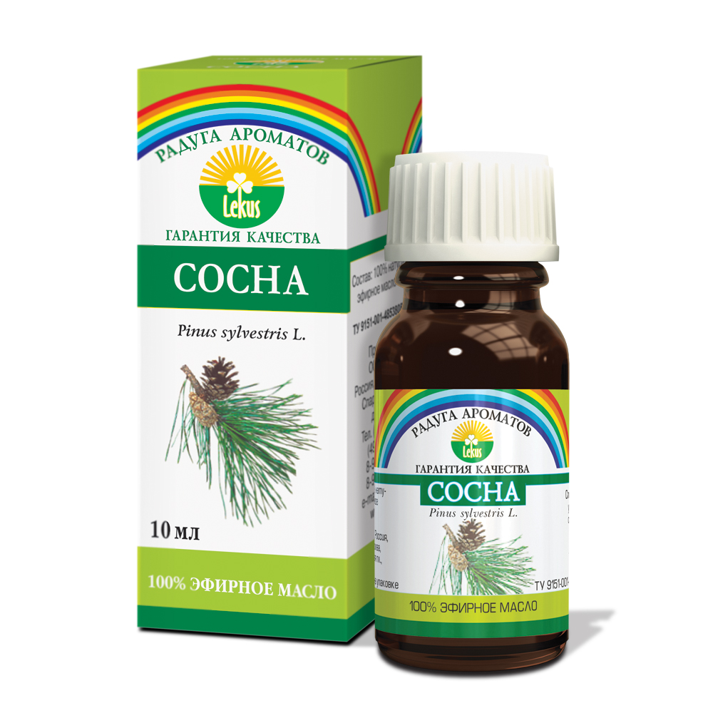 Эфирное масло Lekus сосна 10мл - в интернет-магазине tut-beauty.by