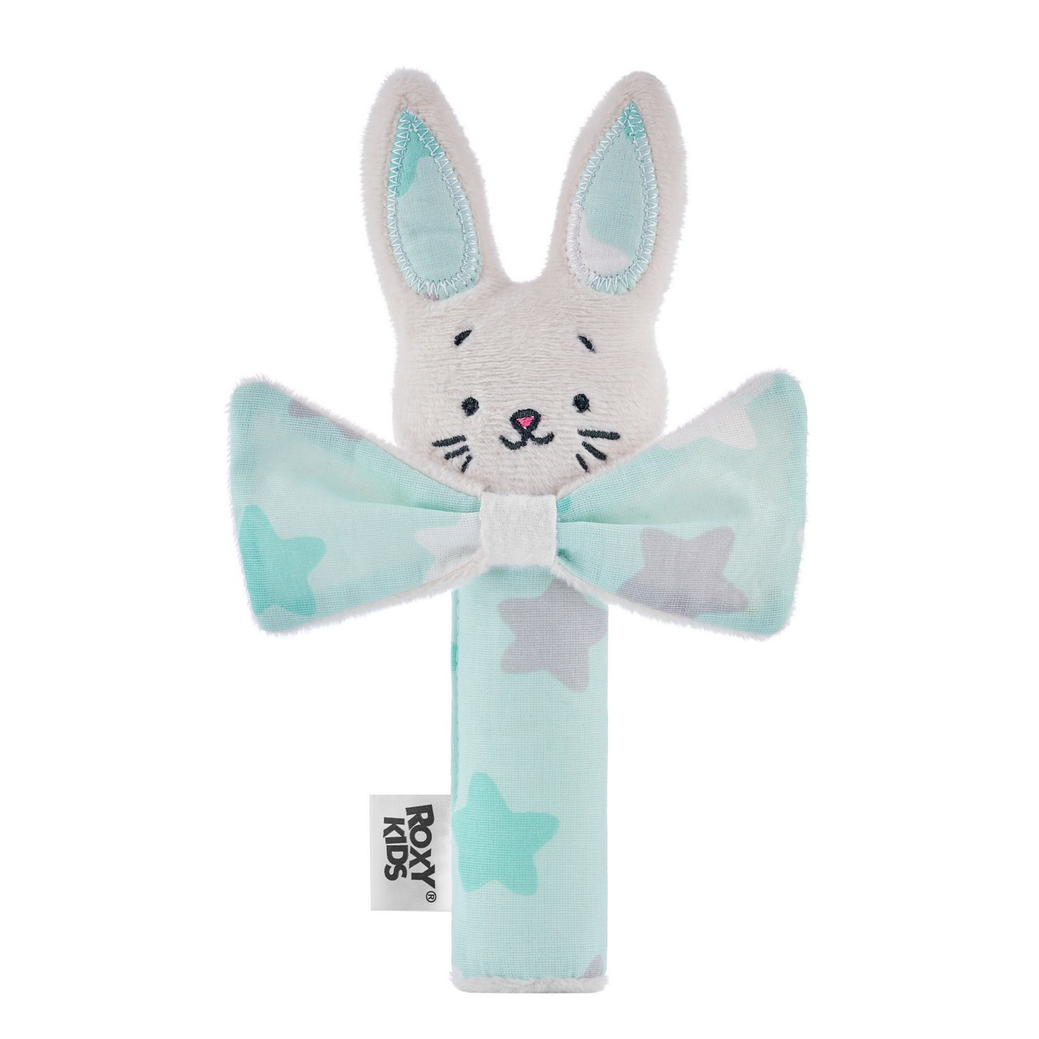 Игрушка-пищалка Roxy Kids CRISPY BUNNY звезды 