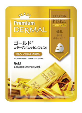 Маска для лица Dermal Premium Gold Collagen коллаген и коллоидное золото 25г - в интернет-магазине tut-beauty.by