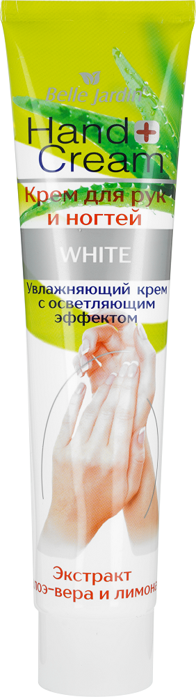 Крем для рук Belle Jardin White отбеливающий с алоэ вера и лимоном 125мл