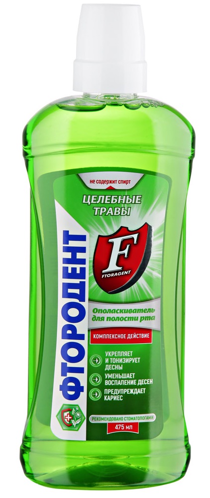 Ополаскиватель Фтородент целебные травы 475мл
