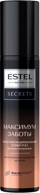 Спрей для волос Estel Secrets Максимум Заботы мультифункциональный 17 в 1 для всех типов волос 200мл