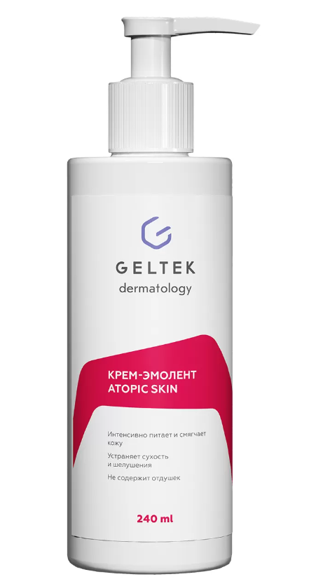 Крем-эмолент для тела Geltek Atopic Skin 240мл - в интернет-магазине tut-beauty.by