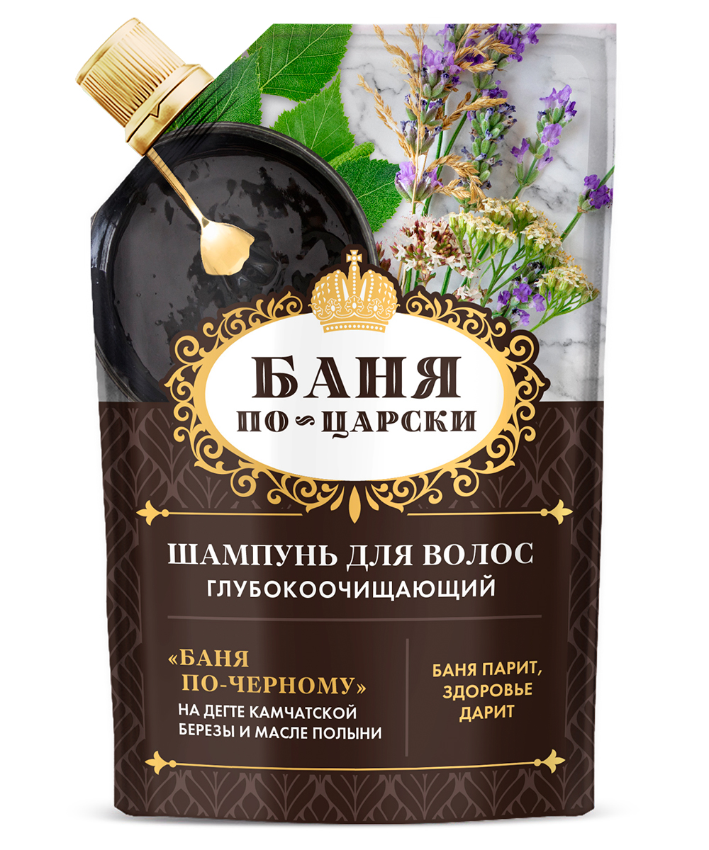 Шампунь для волос Баня по-царски глубокоочищающий 100мл - в интернет-магазине tut-beauty.by