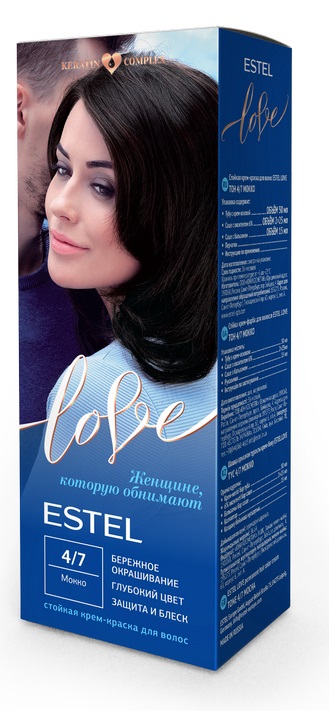 Краска для волос Estel Love тон 4.7 мокко 115мл