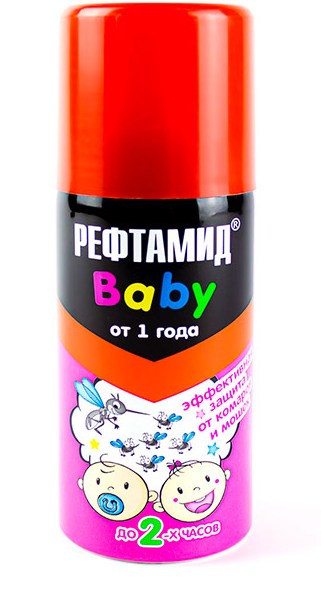Репеллент Рефтамид для всей семьи Baby 100мл - в интернет-магазине tut-beauty.by