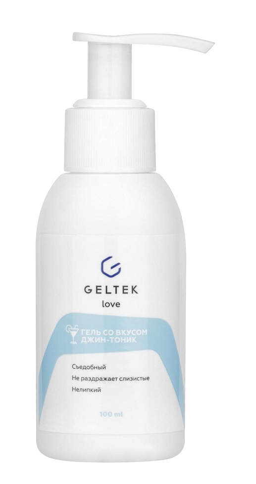Лубрикант Geltek Love со вкусом джин-тоник 100мл - в интернет-магазине tut-beauty.by