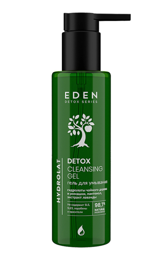 Гель для умывания EDEN DETOX Hydrolat 200мл р - в интернет-магазине tut-beauty.by
