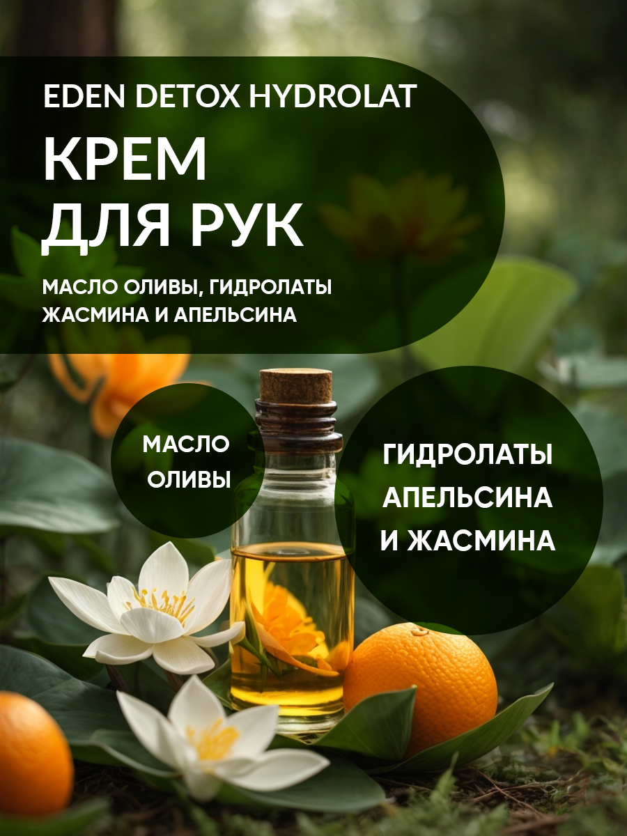 Крем для рук EDEN DETOX Hydrolat 50мл - в интернет-магазине tut-beauty.by