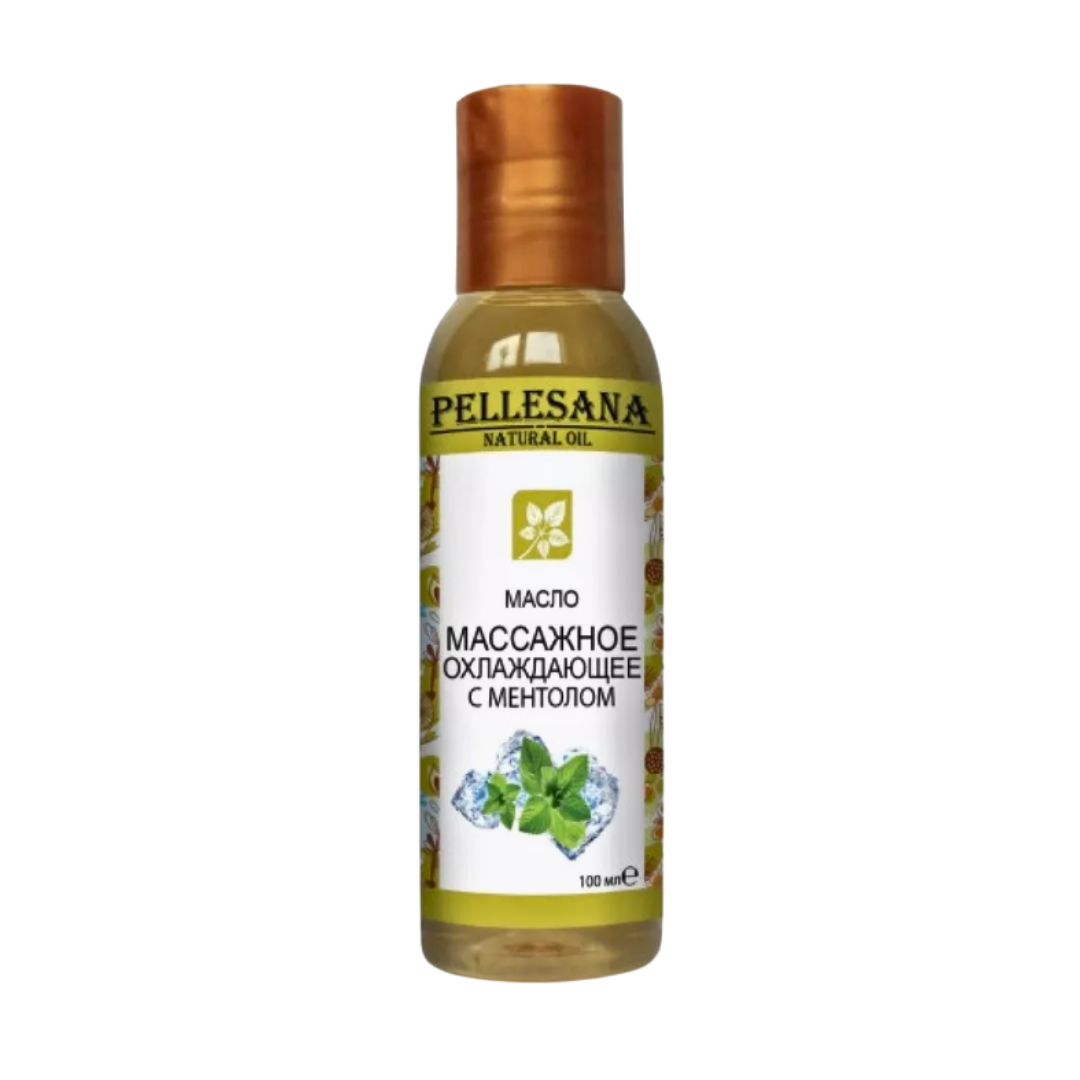 Массажное масло Pellesana охлаждающее с ментолом 100мл - в интернет-магазине tut-beauty.by