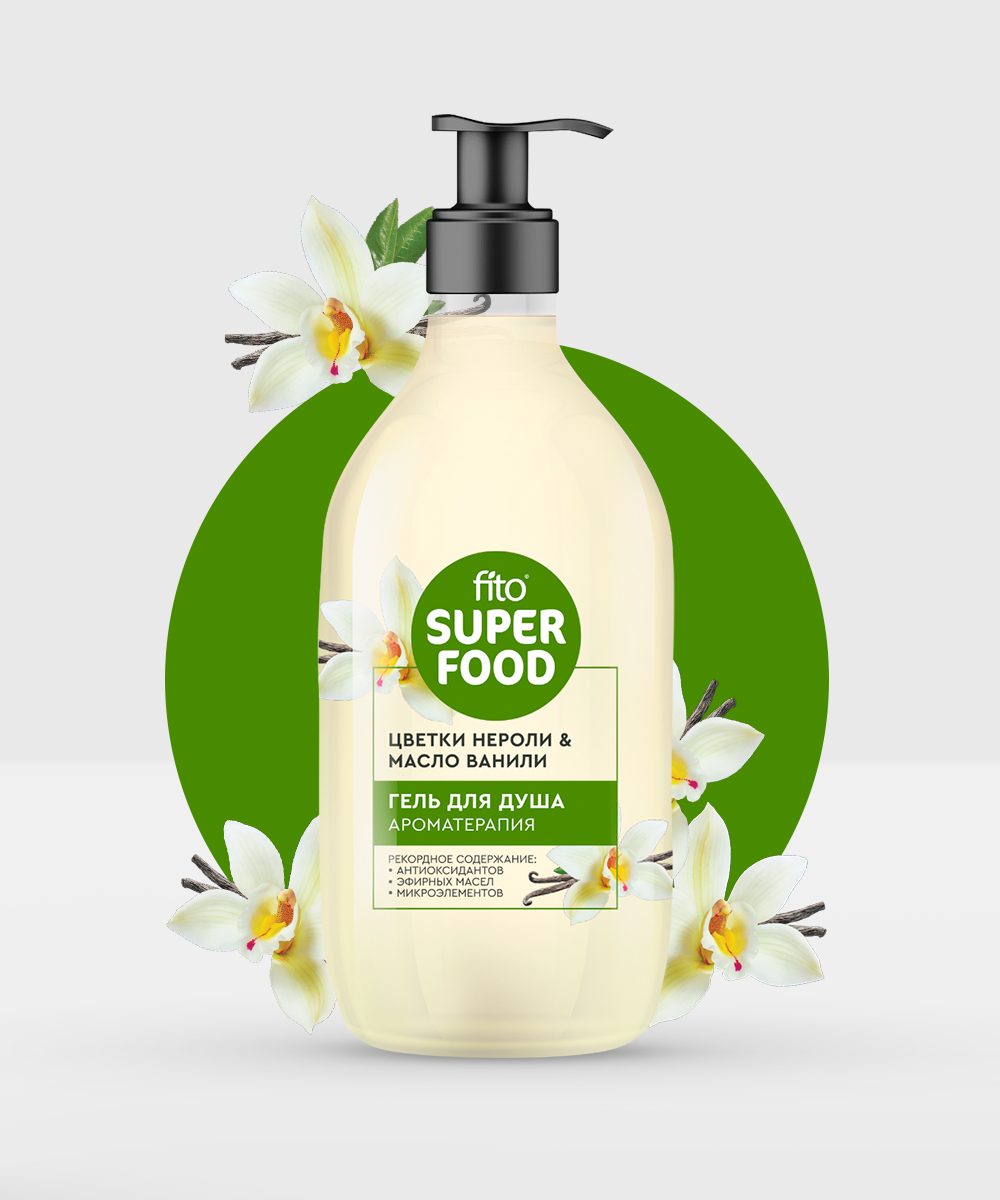 Гель для душа Fito Superfood ароматерапия 520мл - в интернет-магазине tut-beauty.by