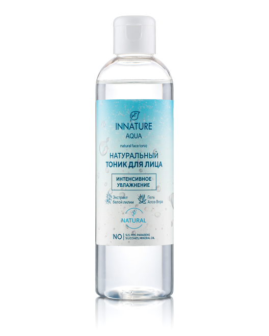 Тоник для лица Innature Aqua Интенсивное увлажнение 250мл - в интернет-магазине tut-beauty.by