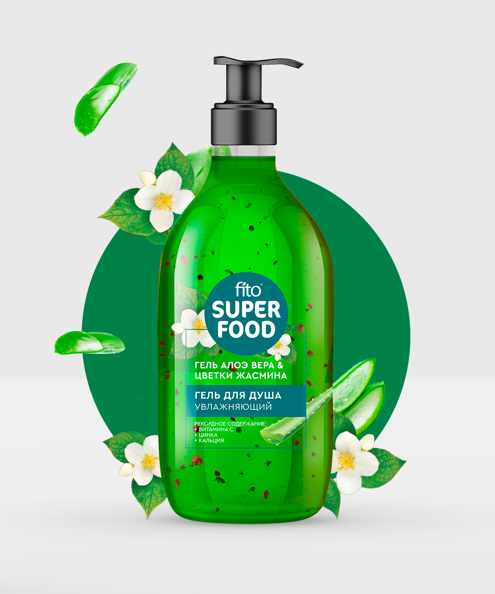 Гель для душа Fito Superfood увлажняющий 520мл - в интернет-магазине tut-beauty.by