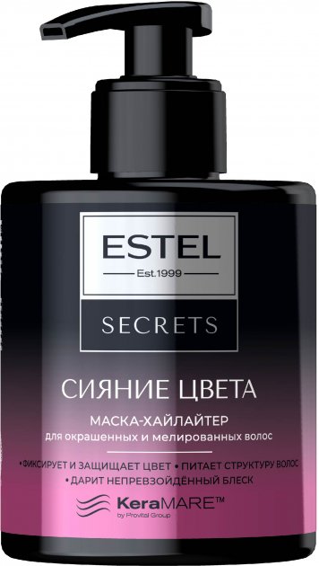 Маска для волос Estel Secrets Сияние Цвета для окрашенных и мелированных 275мл